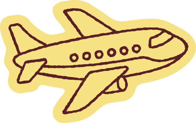 Decorative plane icon